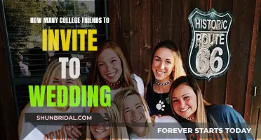 College Friends at Your Wedding: How Many to Invite?