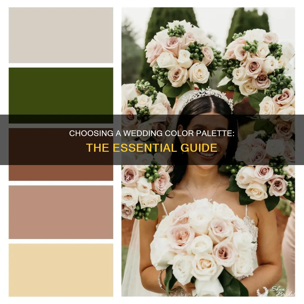 how many colors do we need for a wedding