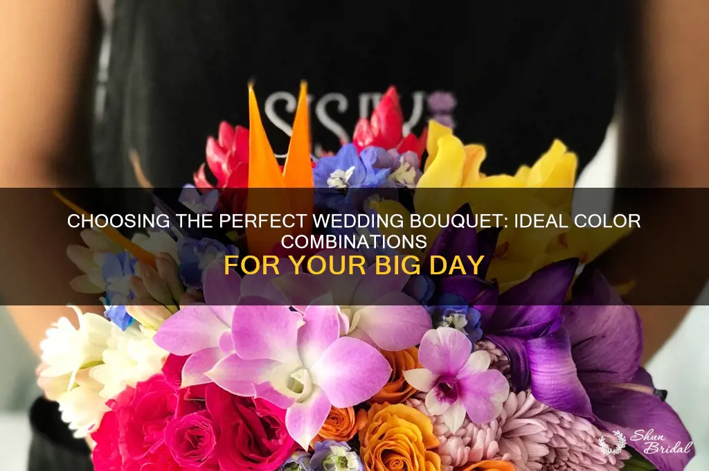 how many colors should a wedding boquet have