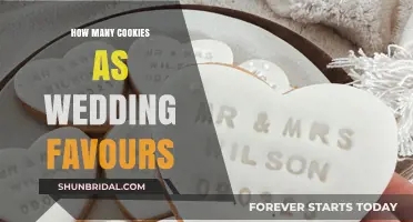 Sweet Wedding Favours: Perfect Number of Cookies for Your Guests