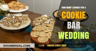 Perfect Cookie Bar Wedding: How Many Cookies to Delight Guests