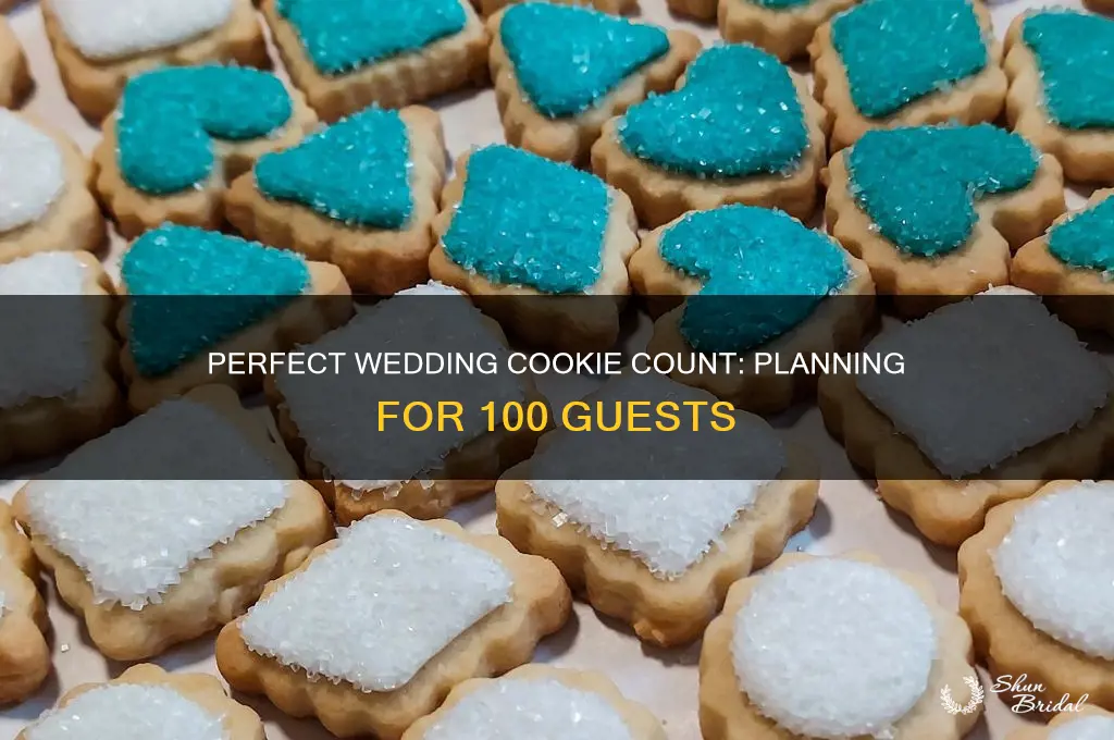 how many cookies for a wedding of 100