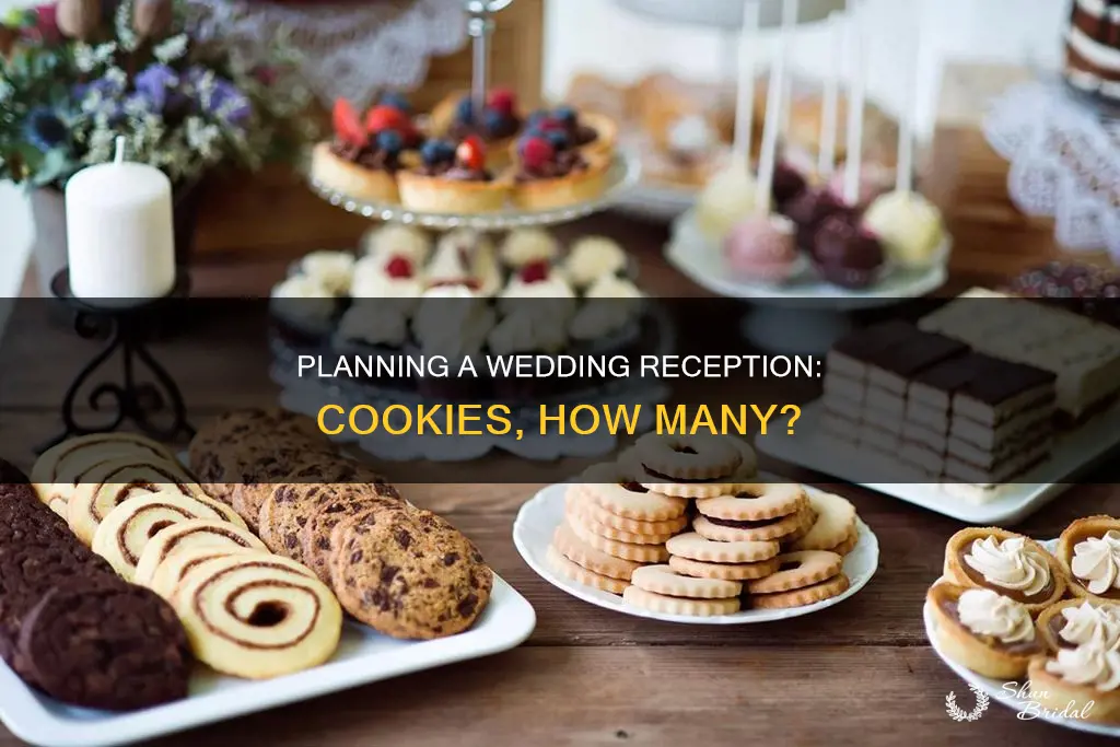 how many cookies for a wedding reception