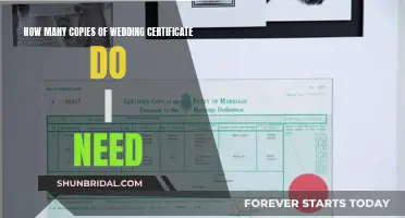 Planning a Wedding: Certificate Copies, How Many?