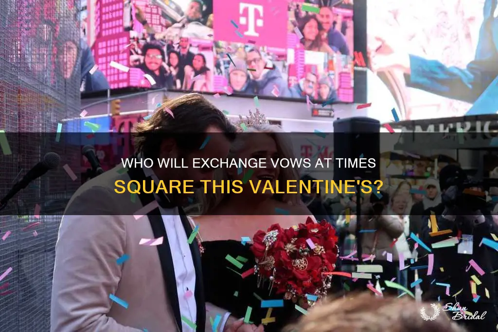 how many couples are chosen for times square valentine