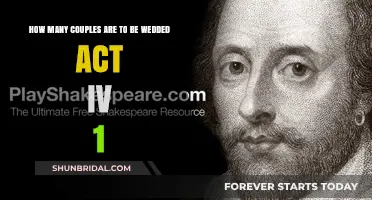 Couples Wedded in Act IV Scene 1: A Detailed Analysis