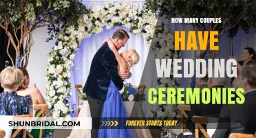 How Many Couples Choose to Have Wedding Ceremonies?
