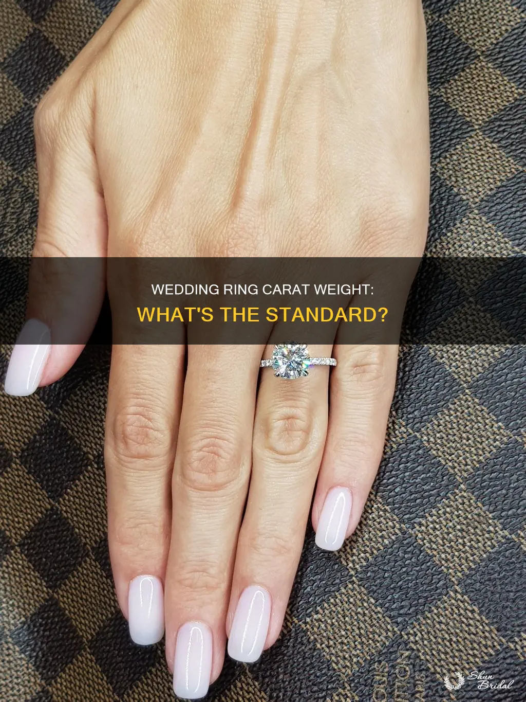 how many ct is the average wedding ring