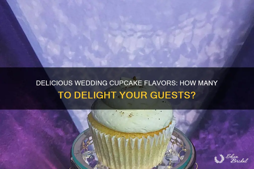 how many cupcake flavors for a wedding
