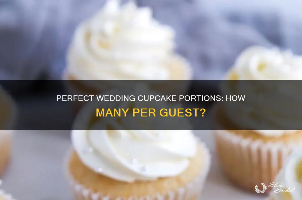 how many cupcakes per person at a wedding
