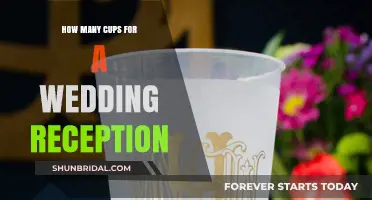 Planning Wedding Reception Cups: How Many?