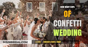 Confetti Wedding Magic: How Many Cups for the Perfect Celebration?