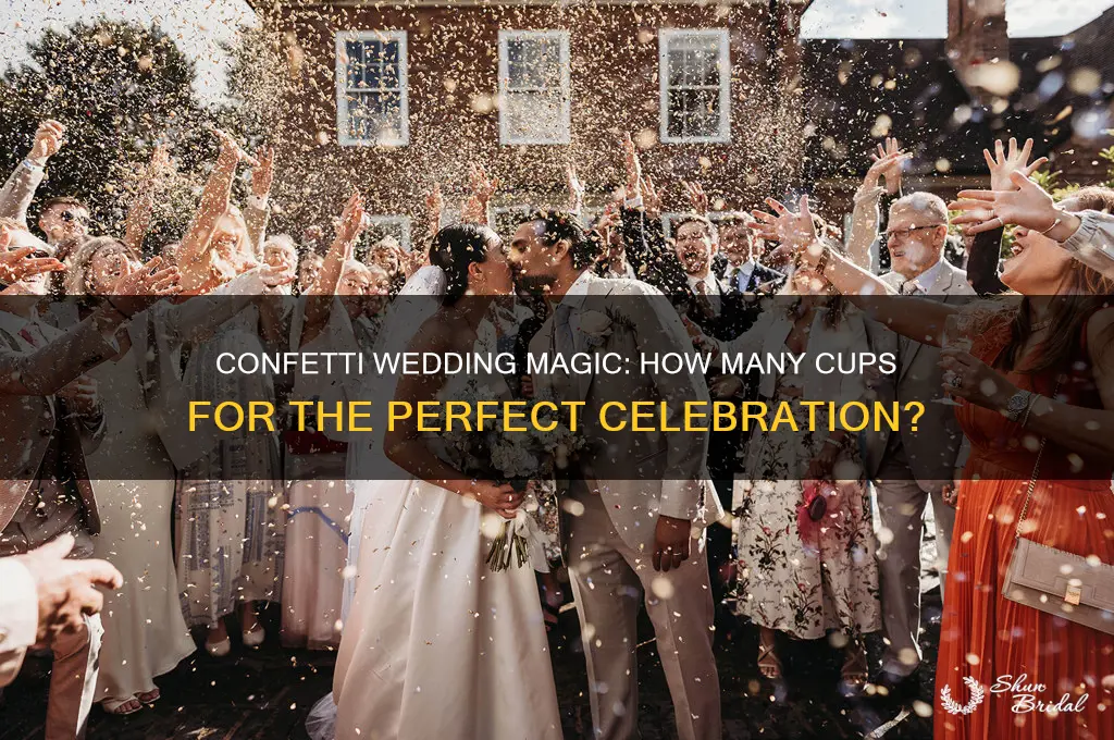 how many cups of confetti wedding