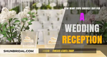 Choosing the Perfect Number of Cups for Your Wedding Reception