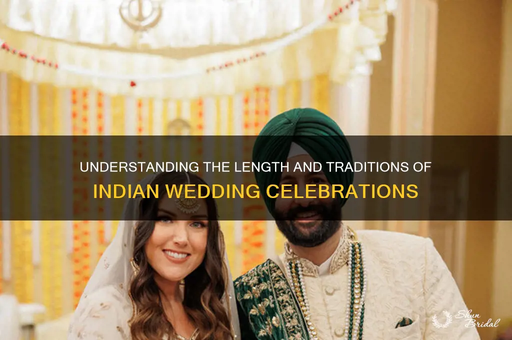 how many days are indian weddings