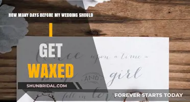 Perfect Timing for Wedding Waxing: Days Before Your Big Day