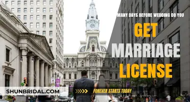 When to Get Your Marriage License Before the Big Day