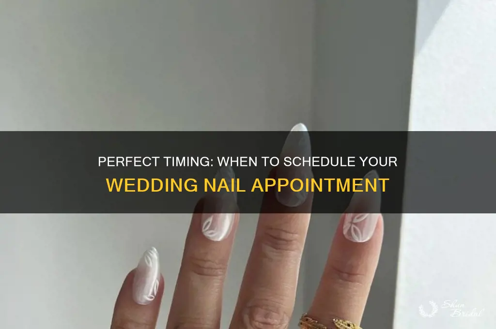 how many days before wedding get nails done