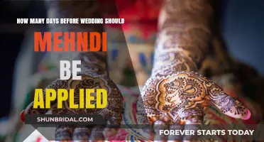 Perfect Timing for Bridal Mehndi: Days Before Wedding Application Guide
