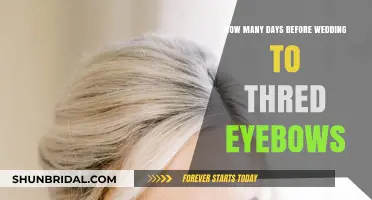 Perfect Timing: When to Thread Eyebrows Before Your Wedding Day