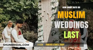 Exploring the Duration of Muslim Wedding Celebrations and Traditions