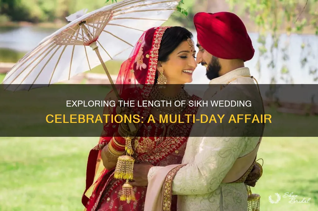 how many days does a sikh wedding last