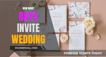 Planning a Wedding: How Many Days to Invite Guests?