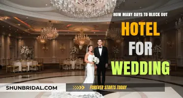 Planning Your Wedding Stay: Ideal Hotel Block Duration for Guests