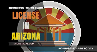 Arizona Wedding License Return Deadline: Days and Details Explained