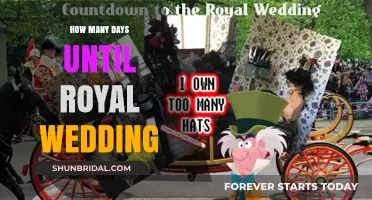 Countdown to the Royal Wedding: Days Remaining Until the Big Event