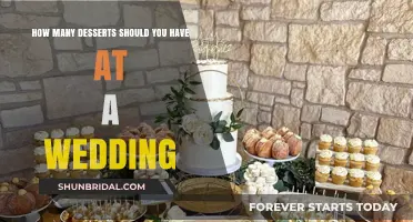 Sweet Celebrations: Perfect Number of Wedding Desserts for Your Big Day