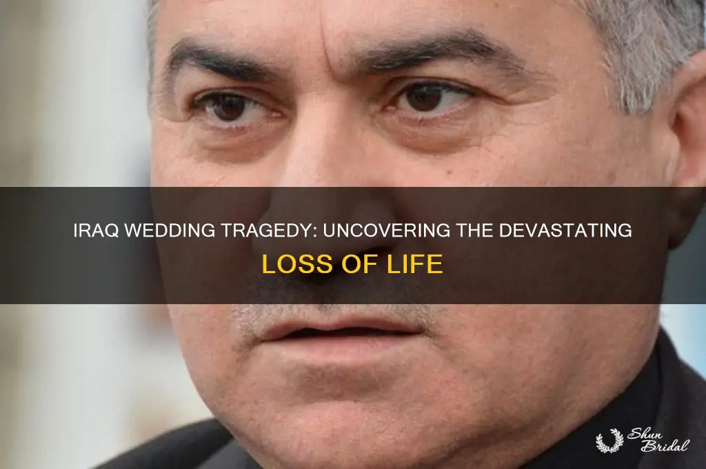 how many died in iraq wedding
