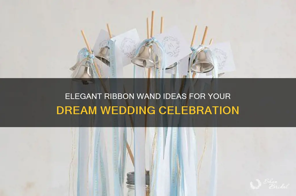 how many different ribbons ribbon wand wedding