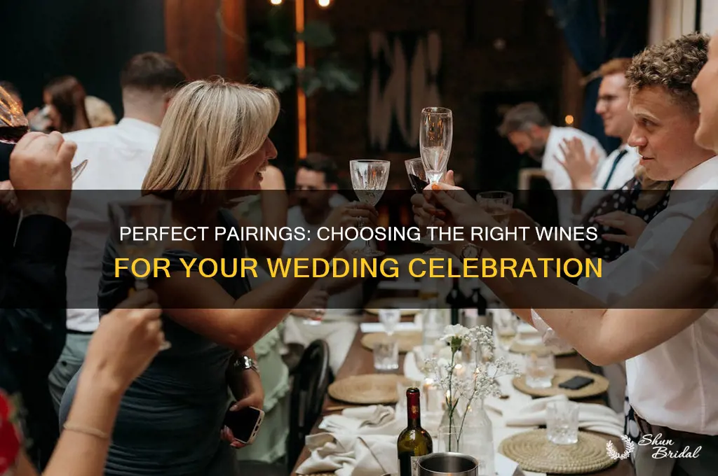 how many different wines to serve at wedding