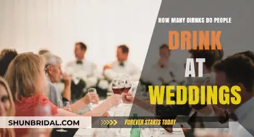 Wedding Cheers: Average Drinks Consumed at Celebrations Revealed
