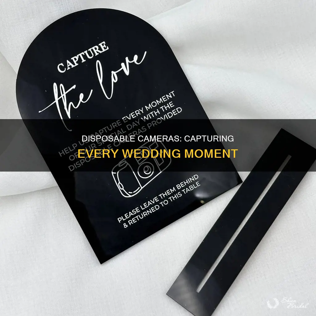 how many disposable cameras for wedding