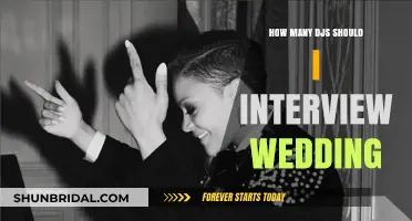 Choosing the Perfect Wedding DJ: How Many Should You Interview?