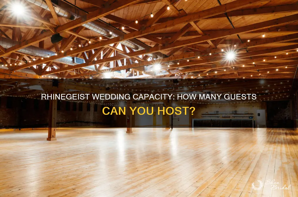 how many does rhinegeist hold for a wedding