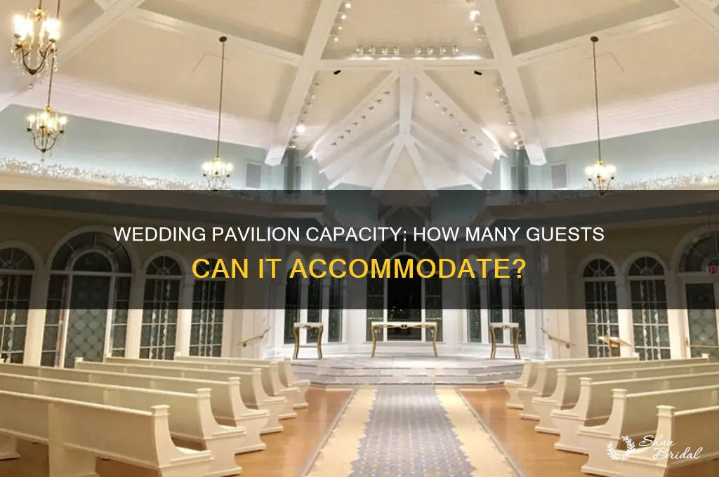 how many does the wedding pavilion hold