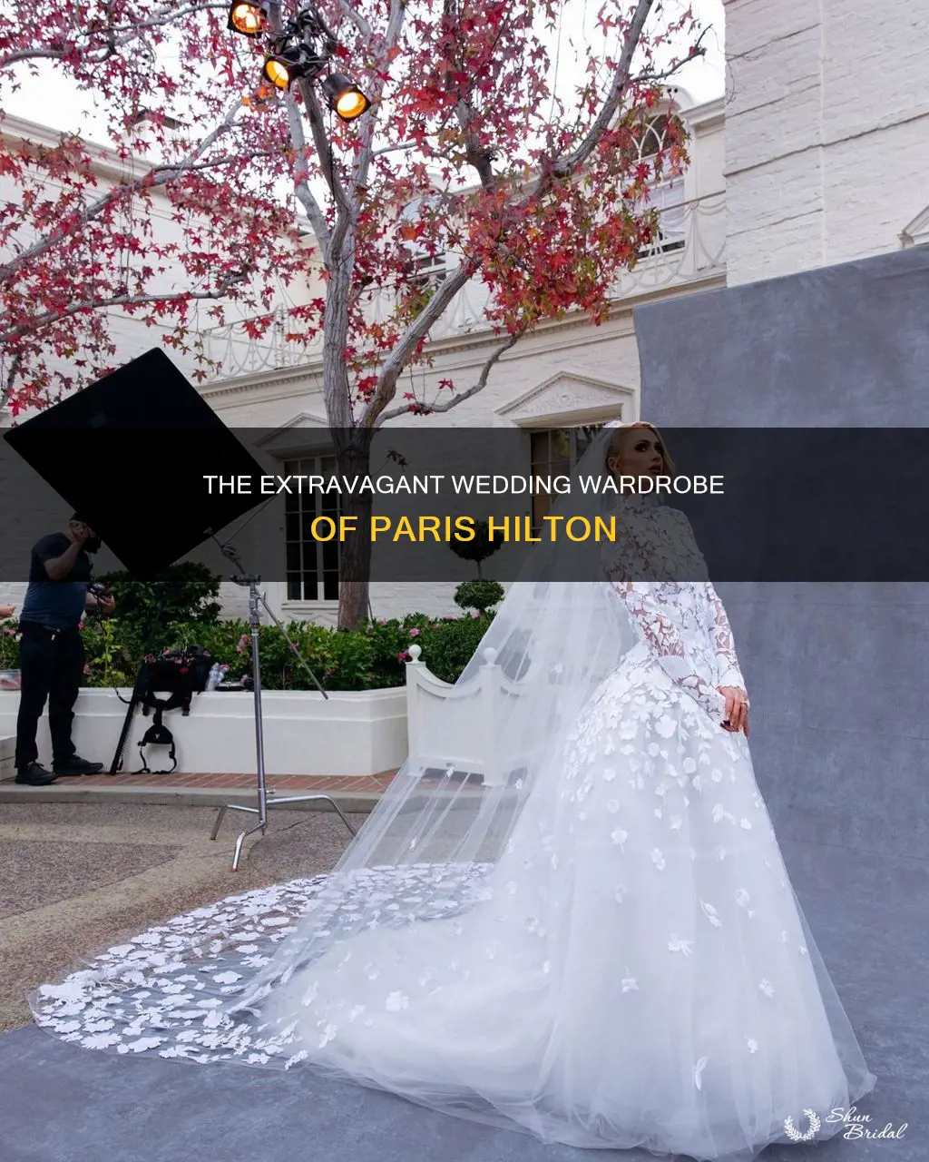 how many dresses did paris hilton have at her wedding