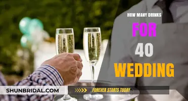 Perfect Pour: Estimating Drinks for Your 40-Guest Wedding Celebration