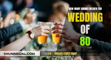 Drinks for an 80-Person Wedding: How Many to Buy?