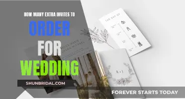 Extra Wedding Invites: How Many to Order?