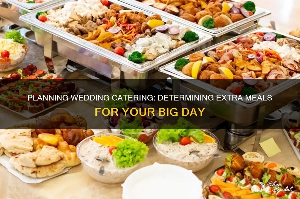 how many extra meals for wedding