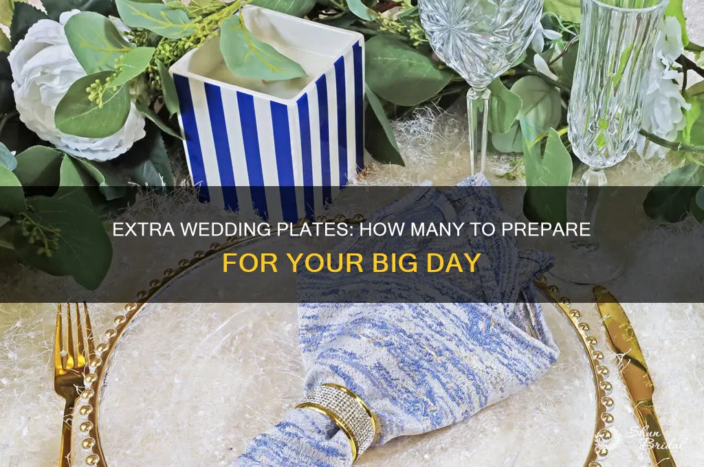 how many extra plates for wedding