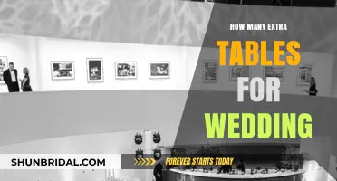 Planning Your Wedding: Calculating Extra Tables for Guest Comfort