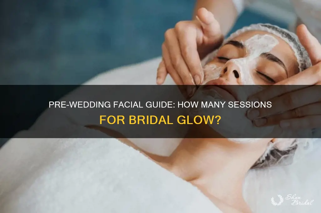how many facial before wedding