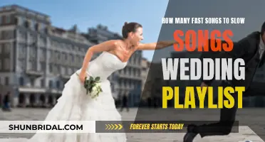 Wedding Music: Fast vs Slow Songs Ratio