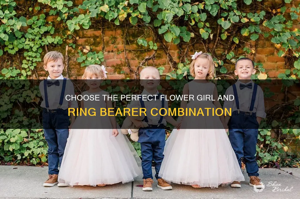 how many flower girl and ring bearer in a wedding