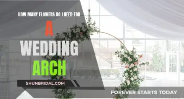 Creating a Blooming Wedding Arch: How Many Flowers?